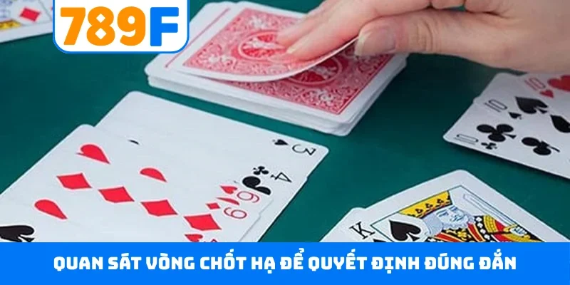Quan sát vòng chốt hạ để quyết định đúng đắn