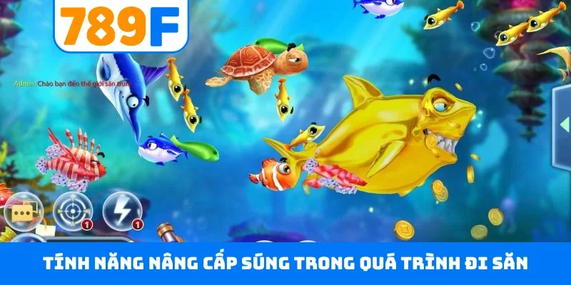 Tính năng nâng cấp súng trong quá trình đi săn