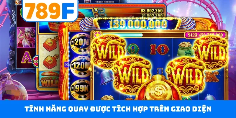 Tính năng quay được tích hợp trên giao diện